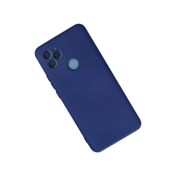 General Mobile Gm 21 Kılıf Nano İçi Kadife Silikon - Lacivert - Resim 2
