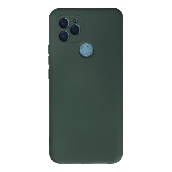 General Mobile Gm 21 Kılıf Nano İçi Kadife Silikon - Koyu Yeşil ürün görseli 1