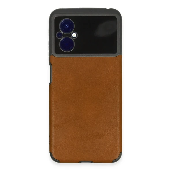 Xiaomi Poco M5 Kılıf Loop Deri Silikon - Kahverengi ürün görseli 1