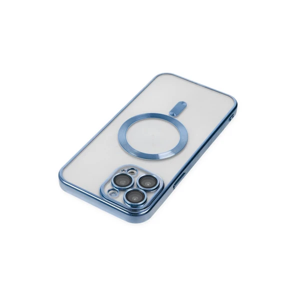 İphone 13 Pro Kılıf Kross Magneticsafe Kapak - Sierra Blue - Resim 5