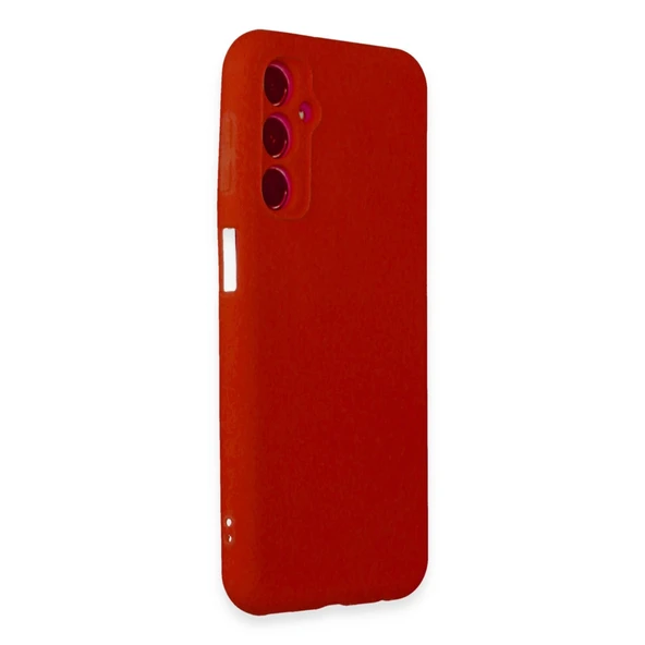 Samsung Galaxy M34 5g Kılıf First Silikon - Kırmızı - Resim 2