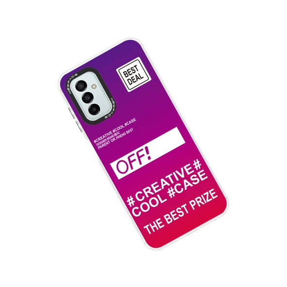 Samsung Galaxy M13 Kılıf Estoril Desenli Kapak - Estoril - 9 - Resim 3