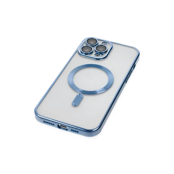 İphone 13 Pro Kılıf Kross Magneticsafe Kapak - Sierra Blue - Resim 4