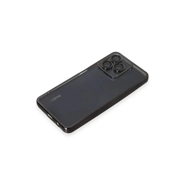 Realme C53 Kılıf Razer Lensli Silikon - Siyah - Resim 4