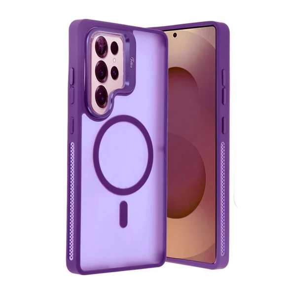 Joko Samsung Galaxy S25 Ultra Flet Lens Magsafe Kapak - Derin Mor ürün görseli 1