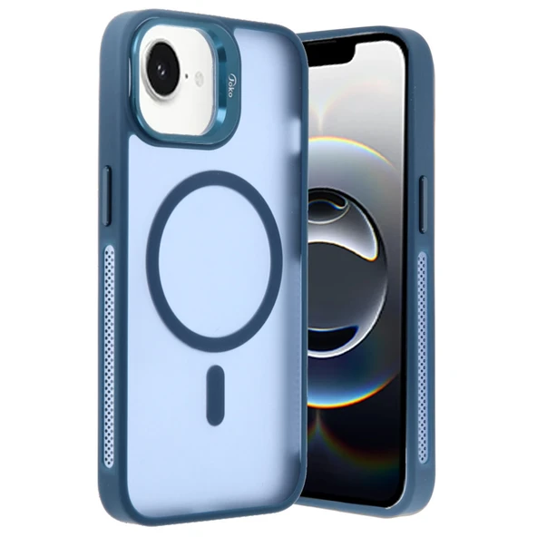 Joko İphone 16e Flet Lens Magsafe Kapak - Lacivert ürün görseli 1