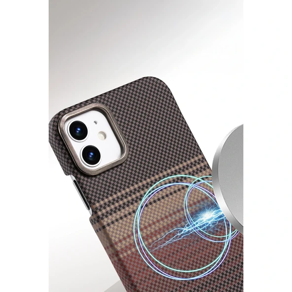 Apple İphone 14 Vega Magsafe Kapak - Gri - Resim 2