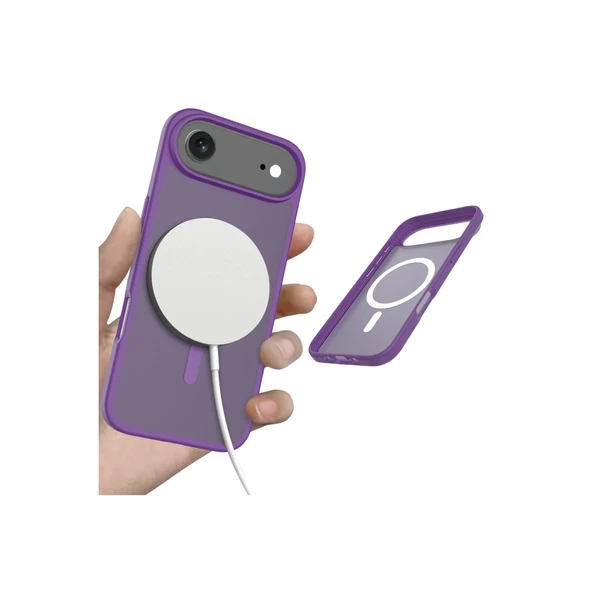 Joko Apple İphone 17 Air Jota Magsafe Kapak - Derin Mor - Resim 4