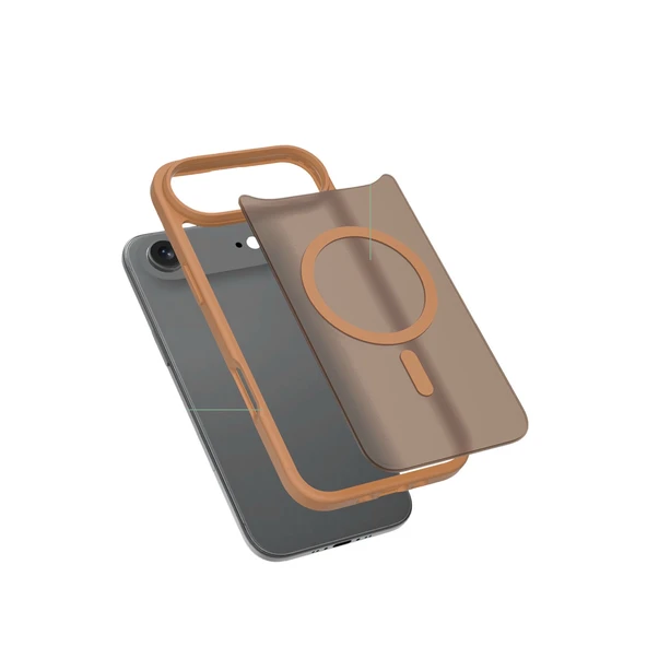 Joko Apple İphone 17 Air Jota Magsafe Kapak - Çöl Titanyum - Resim 5
