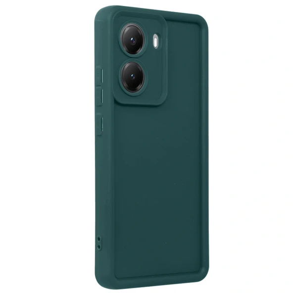 Xiaomi Poco X7 Pro Viera Silikon - Koyu Yeşil - Resim 3