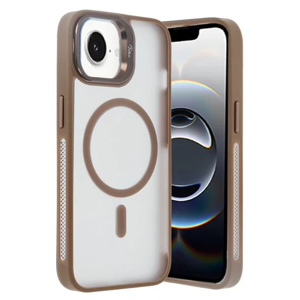 Joko İphone 16e Flet Lens Magsafe Kapak - Gold ürün görseli 1