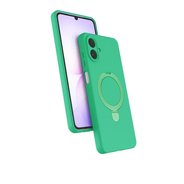 Samsung Galaxy A07 4g Regal Magsafe Standlı Kapak - Yeşil ürün görseli 1