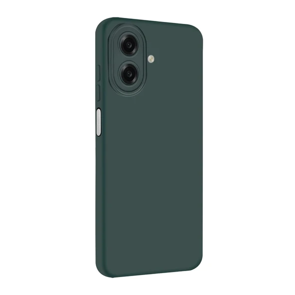 Samsung Galaxy A07 First Silikon - Koyu Yeşil - Resim 5