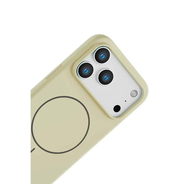 Joko Apple İphone 17 Pro Jully Magsafe Kapak - Bej - Resim 4