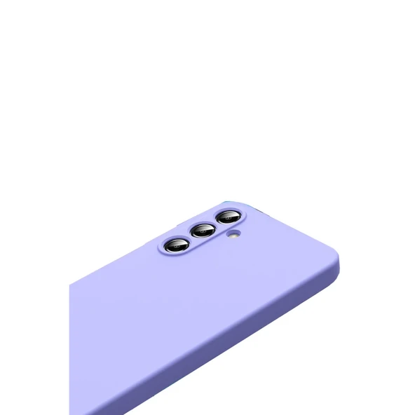 Samsung Galaxy A17 5g Nano İçi Kadife Silikon - Lila - Resim 3