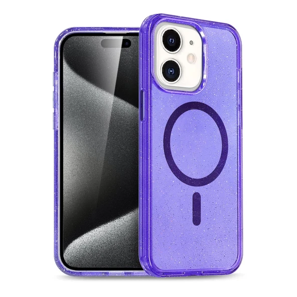 Joko Apple İphone 12  Magsafe Kapak - Mor ürün görseli 1