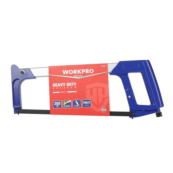 WORKPRO WP215022 300mm BI-METAL 24TPI Ağır Hizmet Tipi Alüminyum Gövde Demir Testeresi - Resim 8