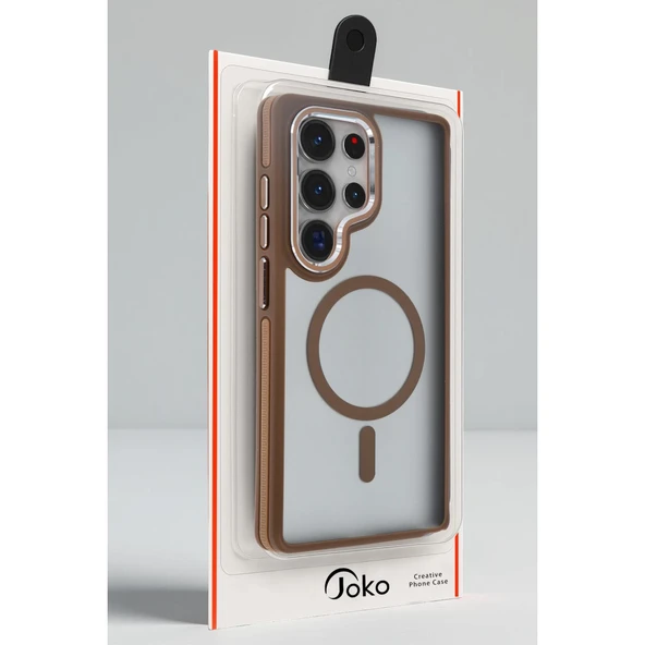 Joko Samsung Galaxy S25 Ultra Winner Magsafe Kapak - Gold - Resim 3