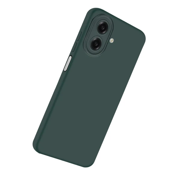 Samsung Galaxy A07 First Silikon - Koyu Yeşil - Resim 3