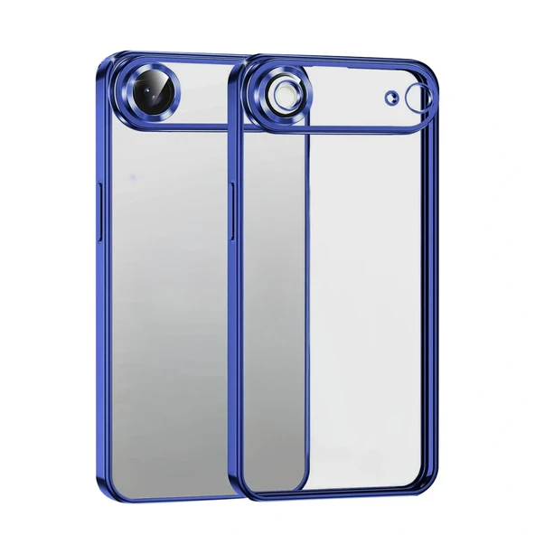 Apple İphone 17 Air Razer Lensli Silikon - Lacivert ürün görseli 1