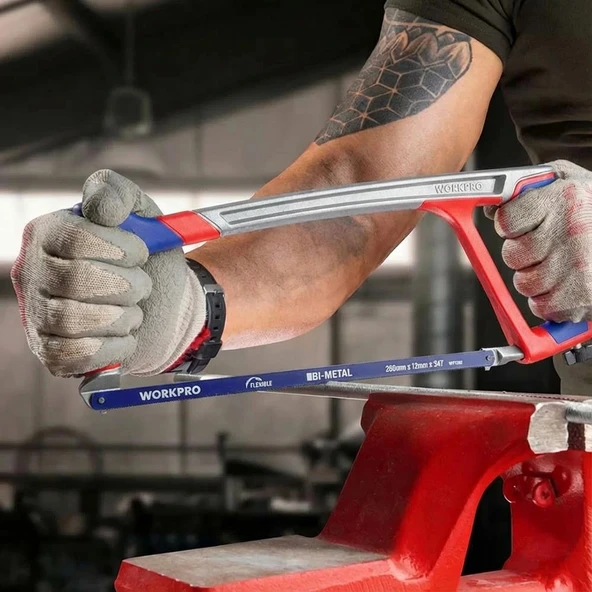 WORKPRO WP215027 300mm BI-METAL 24 TPI Ağır Hizmet Tipi Demir Testeresi - Resim 6
