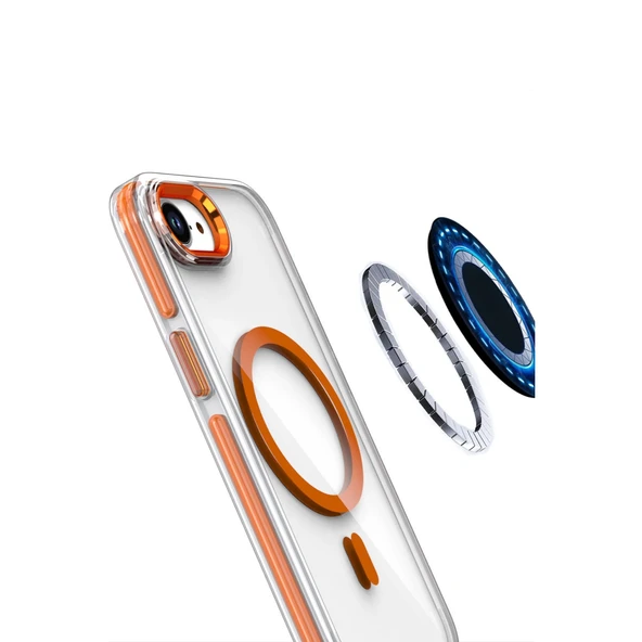 Joko İphone 16e Bella Magsafe Kapak - Gri - Resim 3