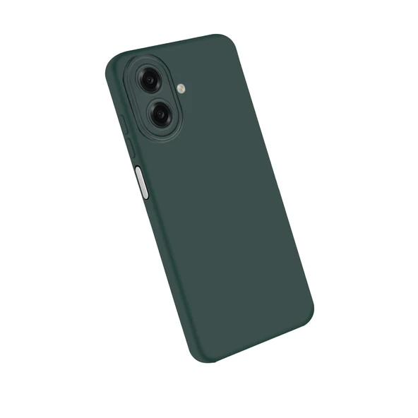 Samsung Galaxy A07 First Silikon - Koyu Yeşil - Resim 2