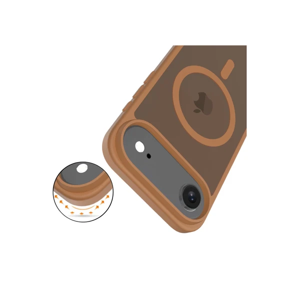 Joko Apple İphone 17 Air Jota Magsafe Kapak - Çöl Titanyum - Resim 3