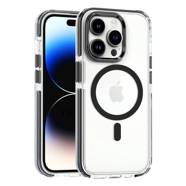 Joko İphone 15 Pro Bella Magsafe Kapak - Siyah ürün görseli 1