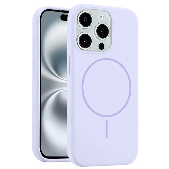 Joko İphone 15 Pro Max Kılıf Jully Magsafe Kapak - Lila ürün görseli 1