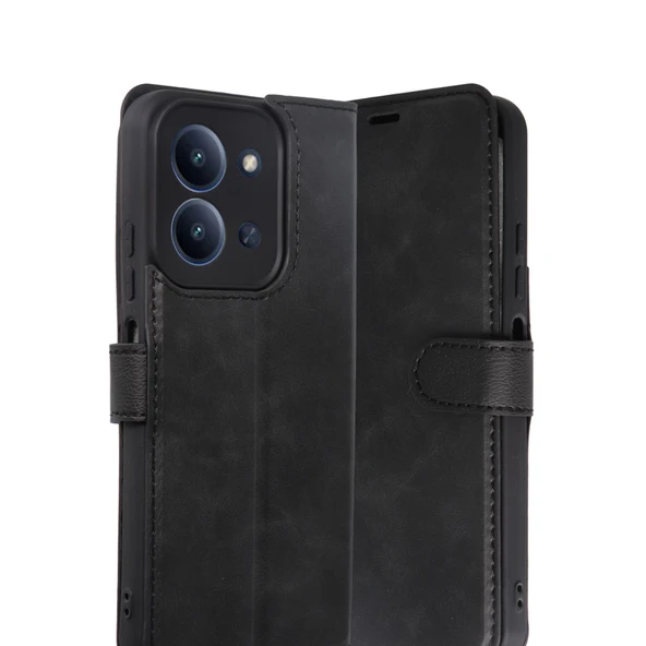 Xiaomi Redmi 15c 4g Trend S Plus Kapaklı Kılıf - Siyah - Resim 2