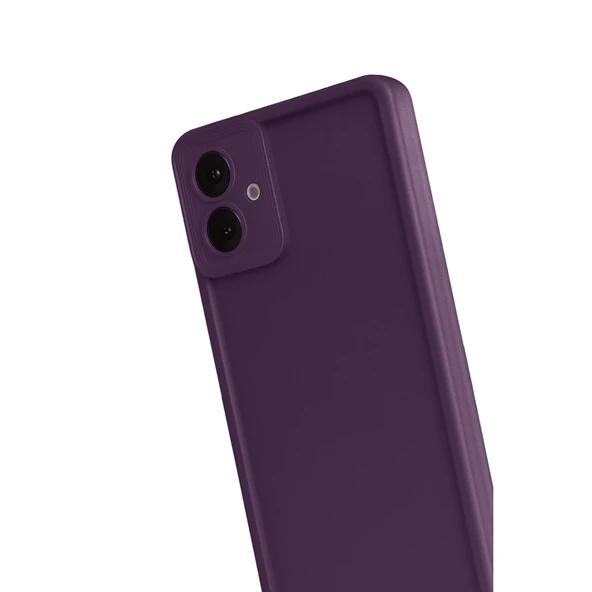 Samsung Galaxy A07 Viera Silikon - Mürdüm - Resim 3