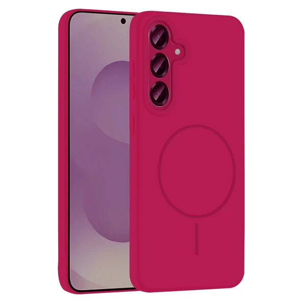 Joko Samsung Galaxy S25 Plus Kılıf Jully Magsafe Kapak - Fuşya ürün görseli 1