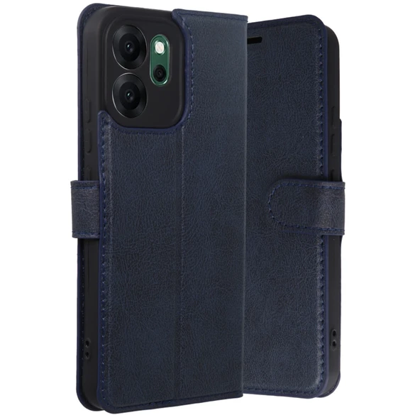 Oppo Reno 14f Trend S Plus Kapaklı Kılıf - Lacivert ürün görseli 1
