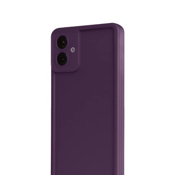 Samsung Galaxy A07 Viera Silikon - Mürdüm - Resim 2