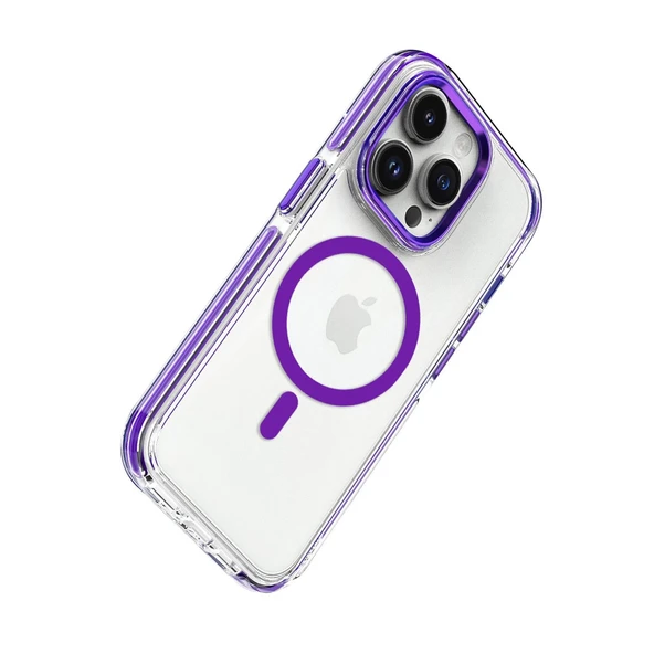 Joko İphone 15 Pro Bella Magsafe Kapak - Siyah - Resim 7