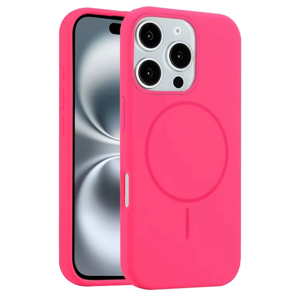 Joko İphone 16 Pro Kılıf Jully Magsafe Kapak - Pembe ürün görseli 1