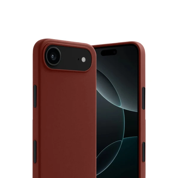 Apple İphone 17 Air First Silikon - Bordo - Resim 2