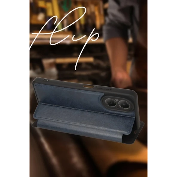 Samsung Galaxy A07 Flip Cover - Taba - Resim 3