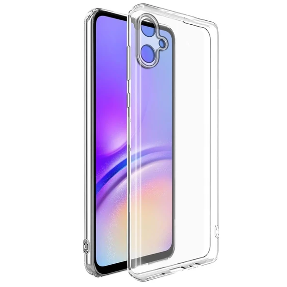 Samsung Galaxy A07 Lüx Şeffaf Silikon - Şeffaf - Resim 2