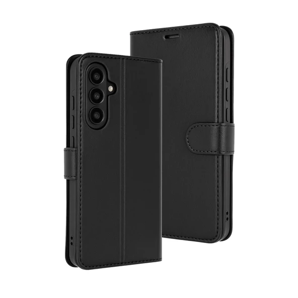 Samsung Galaxy A17 5g Trend S Plus Kapaklı Kılıf - Siyah ürün görseli 1