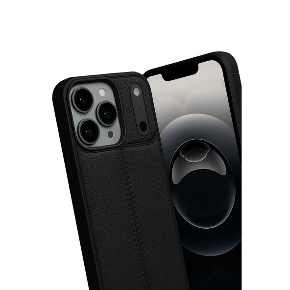 Apple İphone 17 Pro Auto Focus Kapak - Siyah - Resim 3