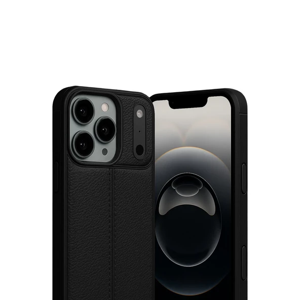 Apple İphone 17 Pro Auto Focus Kapak - Siyah - Resim 2