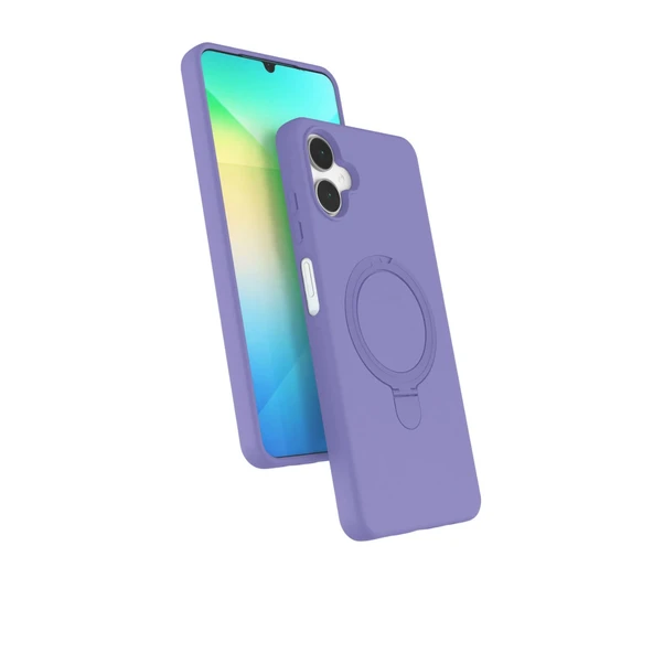 Samsung Galaxy A06 Regal Magsafe Standlı Kapak - Lila ürün görseli 1