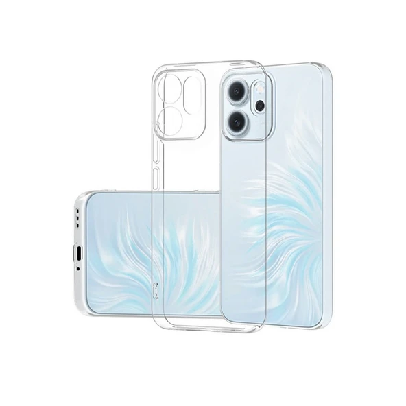 Oppo Reno 14f Kılıf Lüx Şeffaf Silikon ürün görseli 1