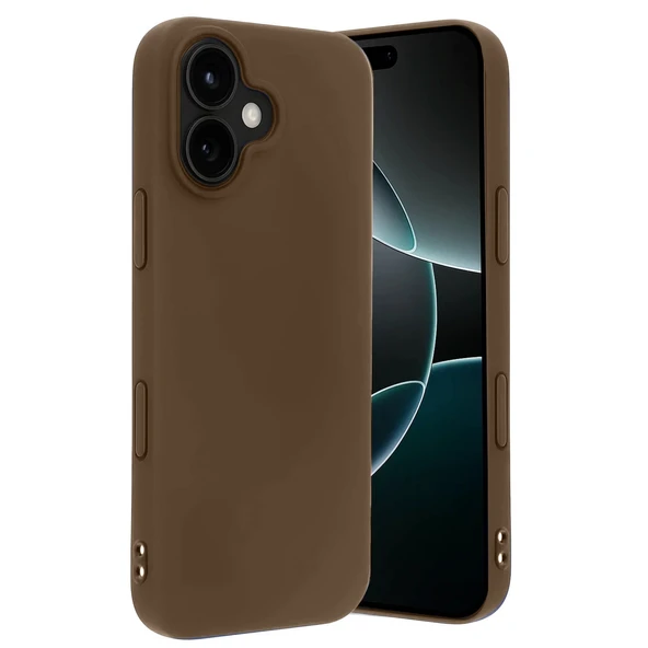 Apple İphone 17 First Silikon - Kahverengi ürün görseli 1