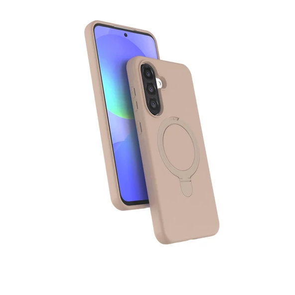 Samsung Galaxy A56 Regal Magsafe Standlı Kapak - Çöl Titanyum ürün görseli 1