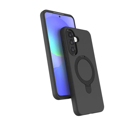 Samsung Galaxy A56 Regal Magsafe Standlı Kapak - Siyah ürün görseli 1