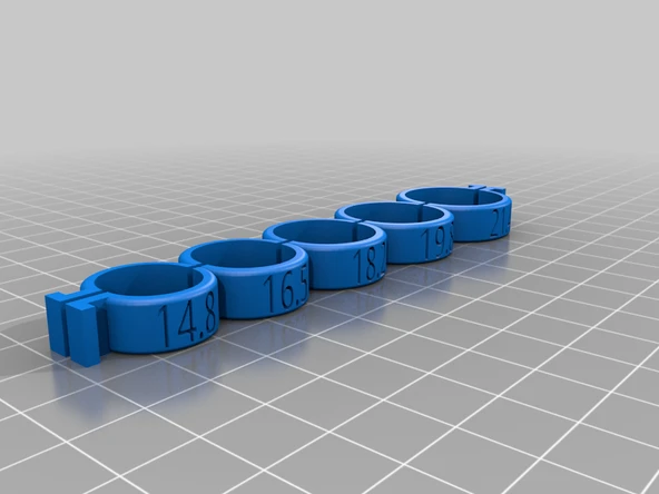 Byr Tinkercad Ring Sizer (Sadece Plastik Aparattır!!!) 3D - Resim 3