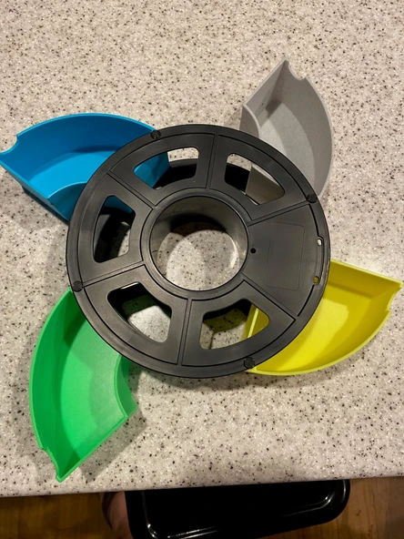 Byr İstiflenebilir sunlu makara çekmecesi (Sadece Plastik Aparattır!!!) 3D - Resim 8